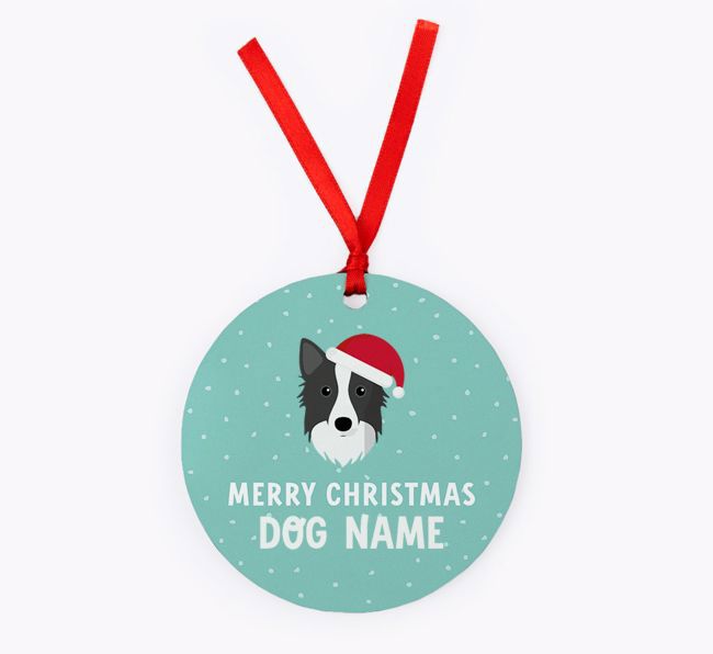 Merry Christmas: Personalised {breedFullName} Christmas Decoration